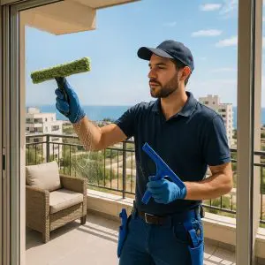 ניקיון חלונות למרפסת