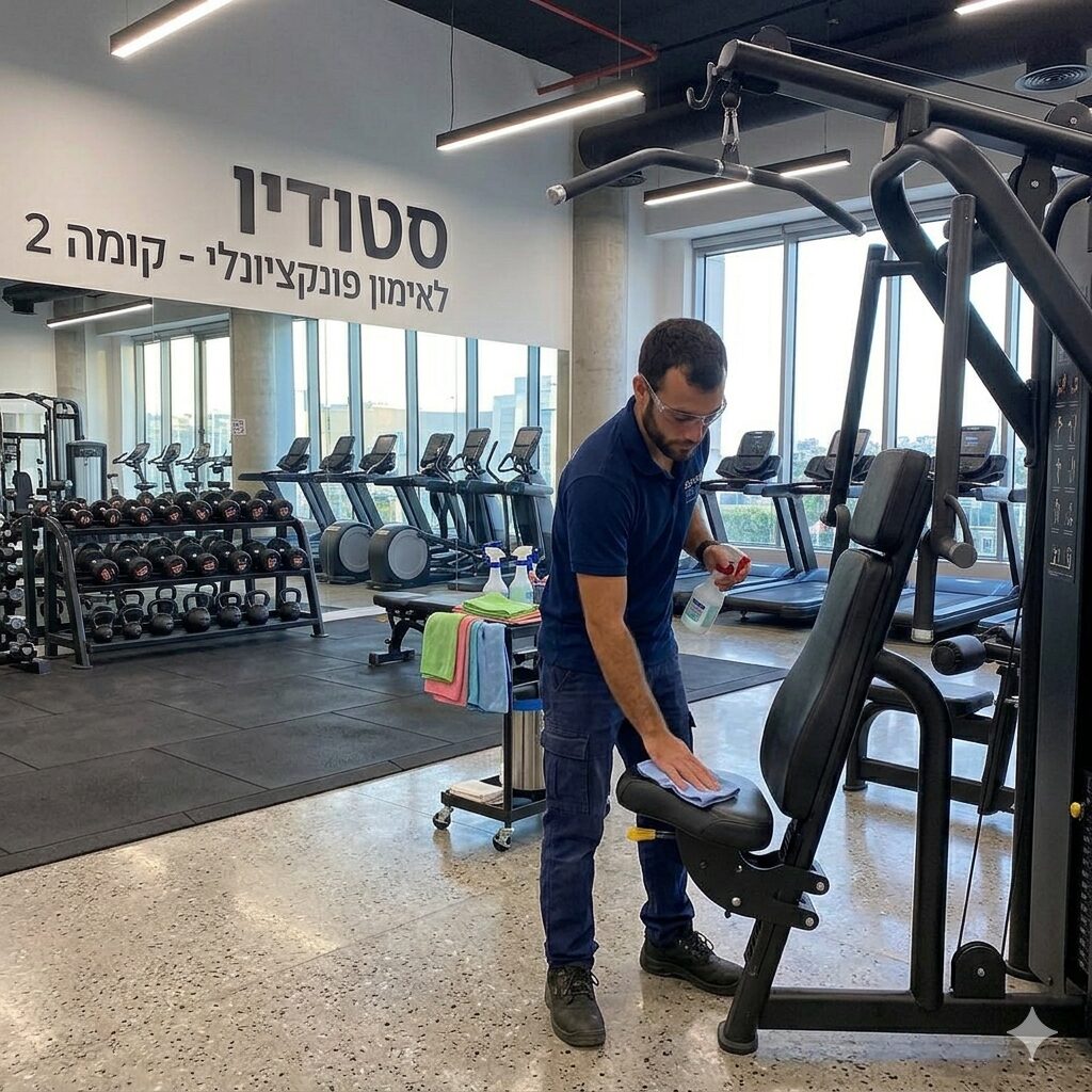 ניקיון חדרי כושר ומרכזי ספורט